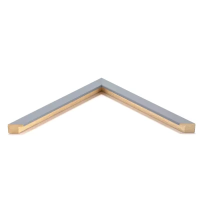 Holzrahmen-Zuschnitt Bentley Grau | Normalglas (2 mm)