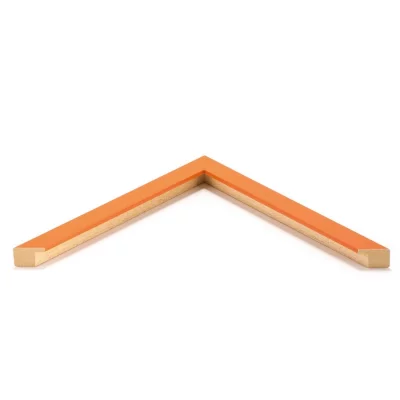 Holzrahmen-Zuschnitt Bentley Orange | Normalglas (2 mm)