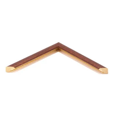 Holzrahmen Bayswater 9x13 cm | Wenge | Normalglas (2 mm)