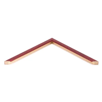 Holzrahmen Bond 9x13 cm | Bordeaux dunkel | Normalglas (2 mm)