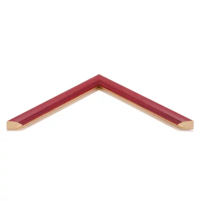 Holzrahmen Charing Cross 9x13 cm | Bordeaux glänzend | Normalglas (2 mm)