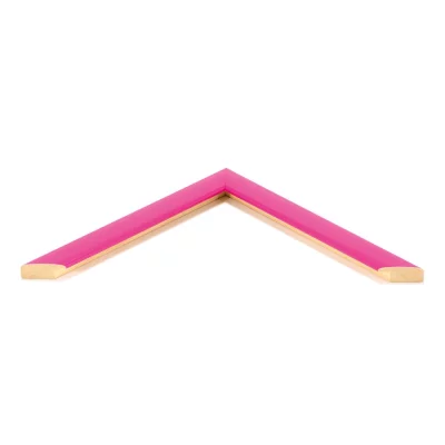 Holzrahmen Alexandra 9x13 cm | Pink | Normalglas (2 mm)