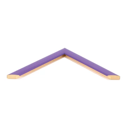 Holzrahmen-Zuschnitt Alexandra Lila | Normalglas (2 mm)