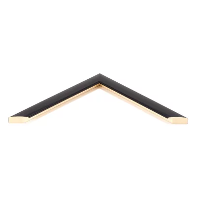 Holzrahmen-Zuschnitt Alexandra Schwarz | Normalglas (2 mm)