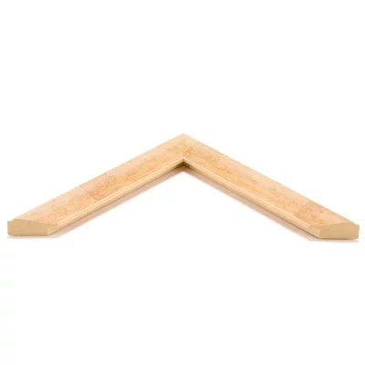 Holzrahmen-Zuschnitt High Barnet Weiß | Normalglas (2 mm)