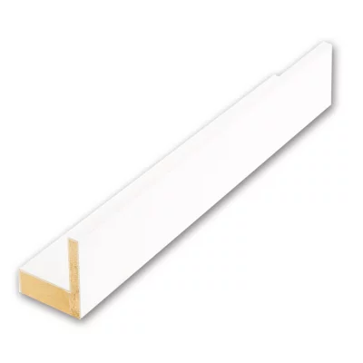 Baklijst Whitechapel 20x20 cm | wit | lege kader (zonder glas en achterwand)