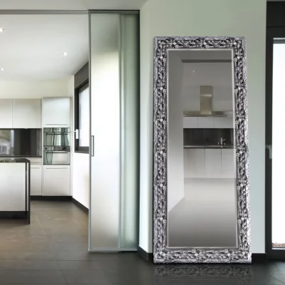 Väggspegel Julia 40x40 cm | röd | Spegel (2 mm)