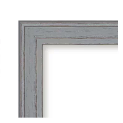 Drewniana rama Eva 70x90 cm | popiół | szkło sztuczne (1 mm)