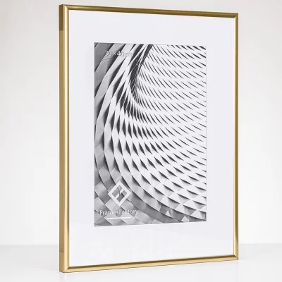 Aluminium lijst Amelia 10x15 cm | goud, glanzend | kunstglas (1 mm)
