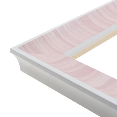 Lustro na ścianę Gerolnu 30x90 cm | różowy | lustro (2 mm)