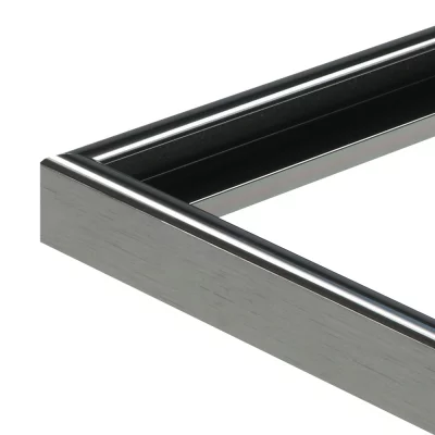 Alurahmen Arun 21x29,7 cm (A4) | Silber dunkel | Normalglas (2 mm)