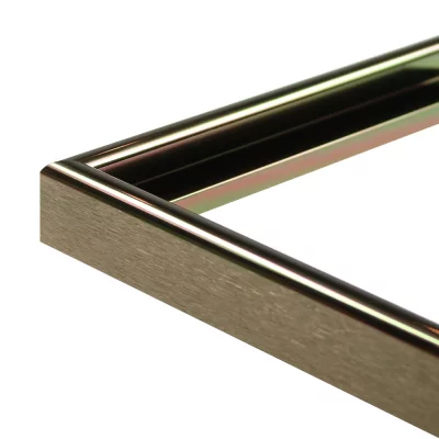 Alurahmen Zuschnitt Arun Braun | Normalglas (2 mm)