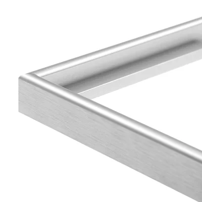 Alurahmen Zuschnitt Arun Silber matt | Normalglas (2 mm)