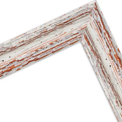 Lustro na ścianę Mandraka na wymiar biały | lustro (2 mm)