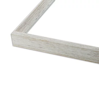 Holz-Bilderrahmen Mencuna 50x60 cm | Weiß | Spiegel