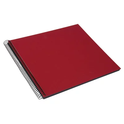 Thumbnail von Spiralalbum Bella Vista mit 40 schwarzen Seiten zum Einkleben, 35x30 cm rot Bild 3