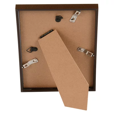 Kunststofframme Puro med passepartout 13x18 cm (9x13 cm) | Bronse | Normalglass (2 mm)