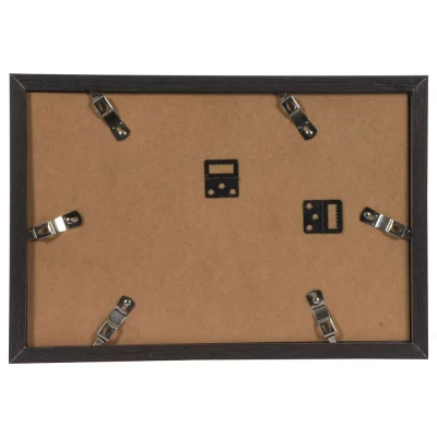 Multi fotokader van hout Modern 2x13x18 cm | donkerbruin | normaal glas (2 mm)