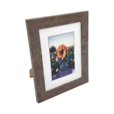 Kunststof kader Dahlia 10x15 cm | bruin | normaal glas (2 mm)
