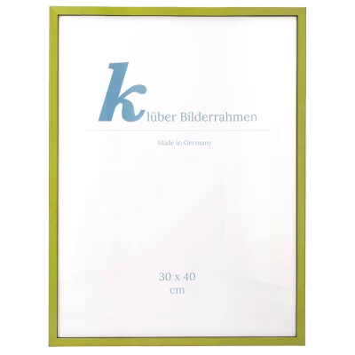 Houten kader Calamar 30x40 cm | groen-zwart | normaal glas (2 mm)