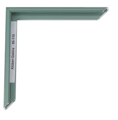 Alu-Bilderrahmen Miguel Maßanfertigung Fjordgrün | Normalglas (2 mm)