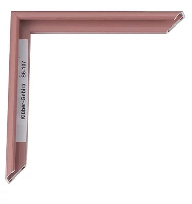 Alu-Bilderrahmen Miguel Maßanfertigung Rivierarosa | Normalglas (2 mm)