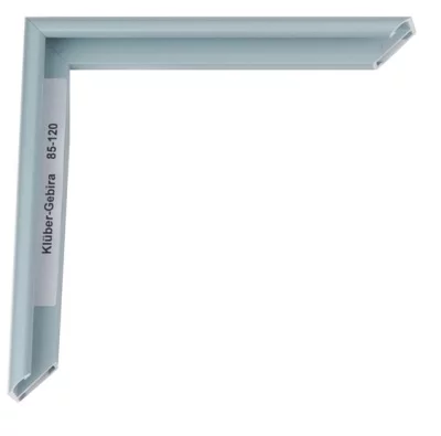 Alu-Bilderrahmen Miguel 30x45 cm | Blassblau | Normalglas (2 mm)