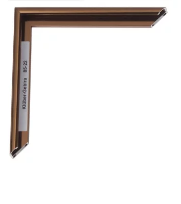 Alu-Bilderrahmen Miguel 30x45 cm | Bronze dunkel, Rücken gebürstet | Normalglas (2 mm)