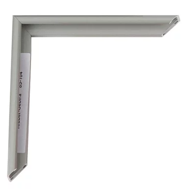 Alu-Bilderrahmen Miguel 30x45 cm | Seehundsgrau | Normalglas (2 mm)
