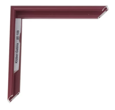 Alu-Bilderrahmen Miguel 30x45 cm | Weinrot | Normalglas (2 mm)