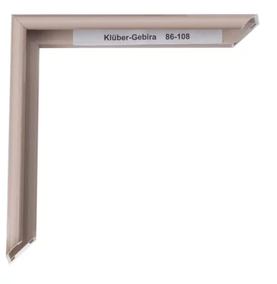 Alu-Bilderrahmen Enzo 84,1x118,9 cm (A0) | Blassrosa | Kunstglas (2 mm)