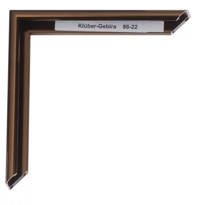 Alu-Bilderrahmen Enzo 84,1x118,9 cm (A0) | Bronze dunkel, Rücken gebürstet | Kunstglas (2 mm)