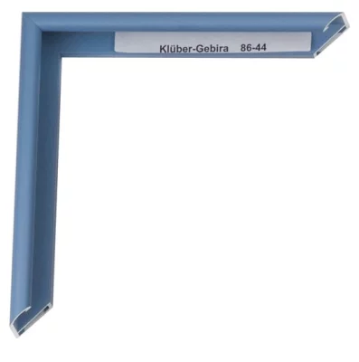 Alu-Bilderrahmen Enzo 84,1x118,9 cm (A0) | Dänischblau | Kunstglas (2 mm)