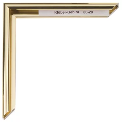 Alu-Bilderrahmen Enzo 84,1x118,9 cm (A0) | Gold hell glänzend, Rücken gebürstet | Kunstglas (2 mm)