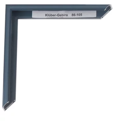 Alu-Bilderrahmen Enzo 84,1x118,9 cm (A0) | Schieferblau | Kunstglas (2 mm)