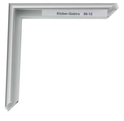 Alu-Bilderrahmen Enzo 84,1x118,9 cm (A0) | Silber-seidenmatt, Rücken gebürstet | Kunstglas (2 mm)