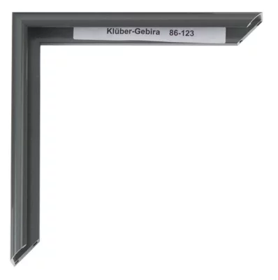 Alu-Bilderrahmen Enzo 84,1x118,9 cm (A0) | Uniformgrau | Kunstglas (2 mm)