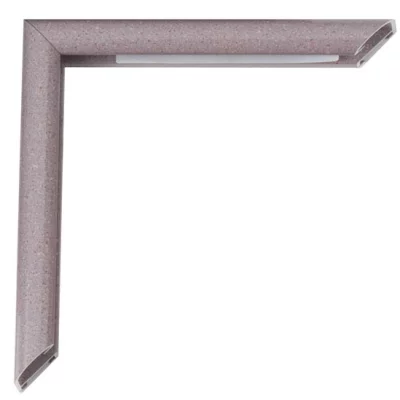 Aluminiowe ramy do obrazów Pedro na wymiar różowy kwarc, cętkowany | szkło standardowe (2 mm)