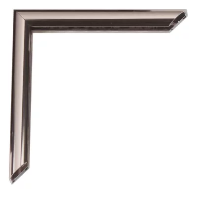 Aluminiowe ramy do obrazów Pedro na wymiar cynamonowy, połysk, tył szczotkowany | szkło standardowe (2 mm)