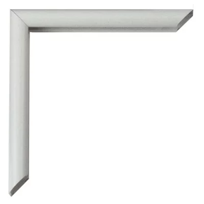 Aluminiumram Pedro 20x30 cm | alabastervit | Standardglas (2 mm)