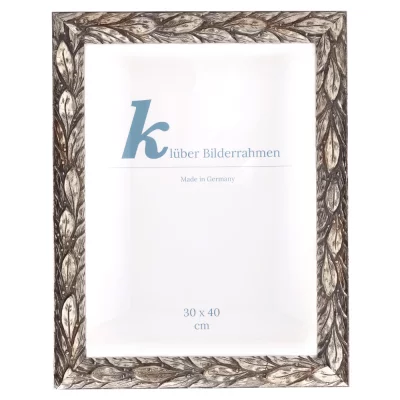 Barokkader Cadiz 29,7x42 cm (A3) | zilver | normaal glas (2 mm)