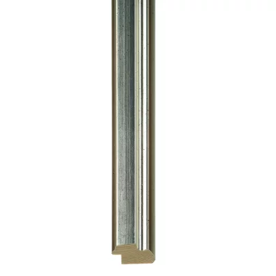Rama drewniana Estepona 30x45 cm | stare srebro, jasne srebro | szkło standardowe (2 mm)