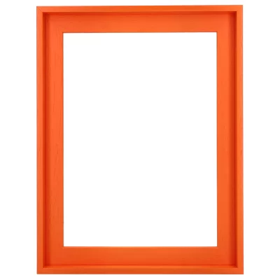 Skuggfogsram Matiz 50x50 cm | Orange (014) | Tom ram (utan glas/baksida)