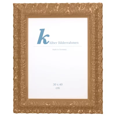 Cornice barocca Salamanca Color su misura Cappuccino (186) | Vetro standard (2 mm)