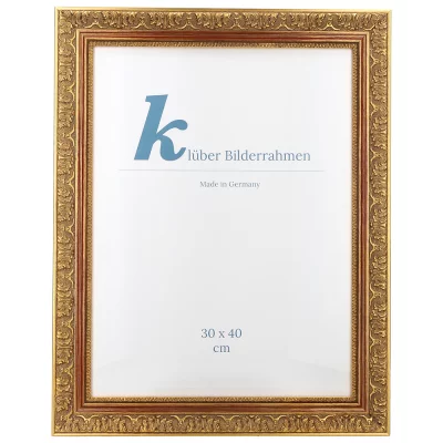 Barokkader León 30x40 cm | goud | normaal glas (2 mm)