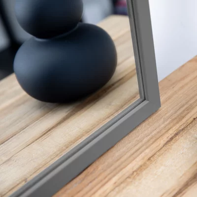 Vægspejl Prisma efter mål Lysegrå | Spejl (2 mm)