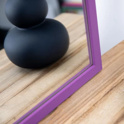 Vægspejl Prisma efter mål Lilla | Spejl (2 mm)