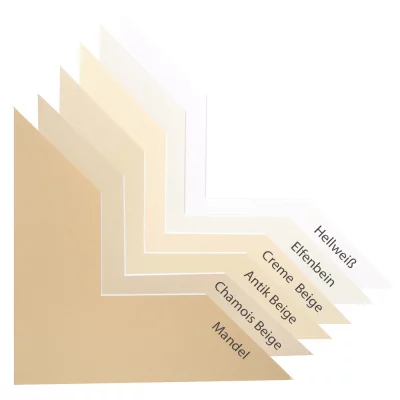 1,3 mm Passepartout mit individuellem Ausschnitt 70x100 cm | Elfenbein