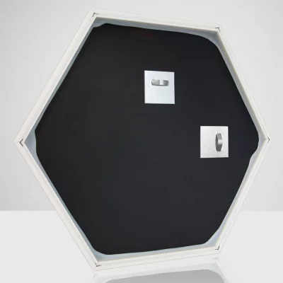 Specchio esagonale Honeycomb 35x40 cm | oro rosato | Specchio (2 mm)