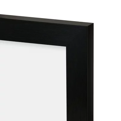 Portafoto multiplo con cordicella per 4 immagini 4x10x15 cm | nero spazzolato | Cornice vuota (senza vetro e senza pannello posteriore)